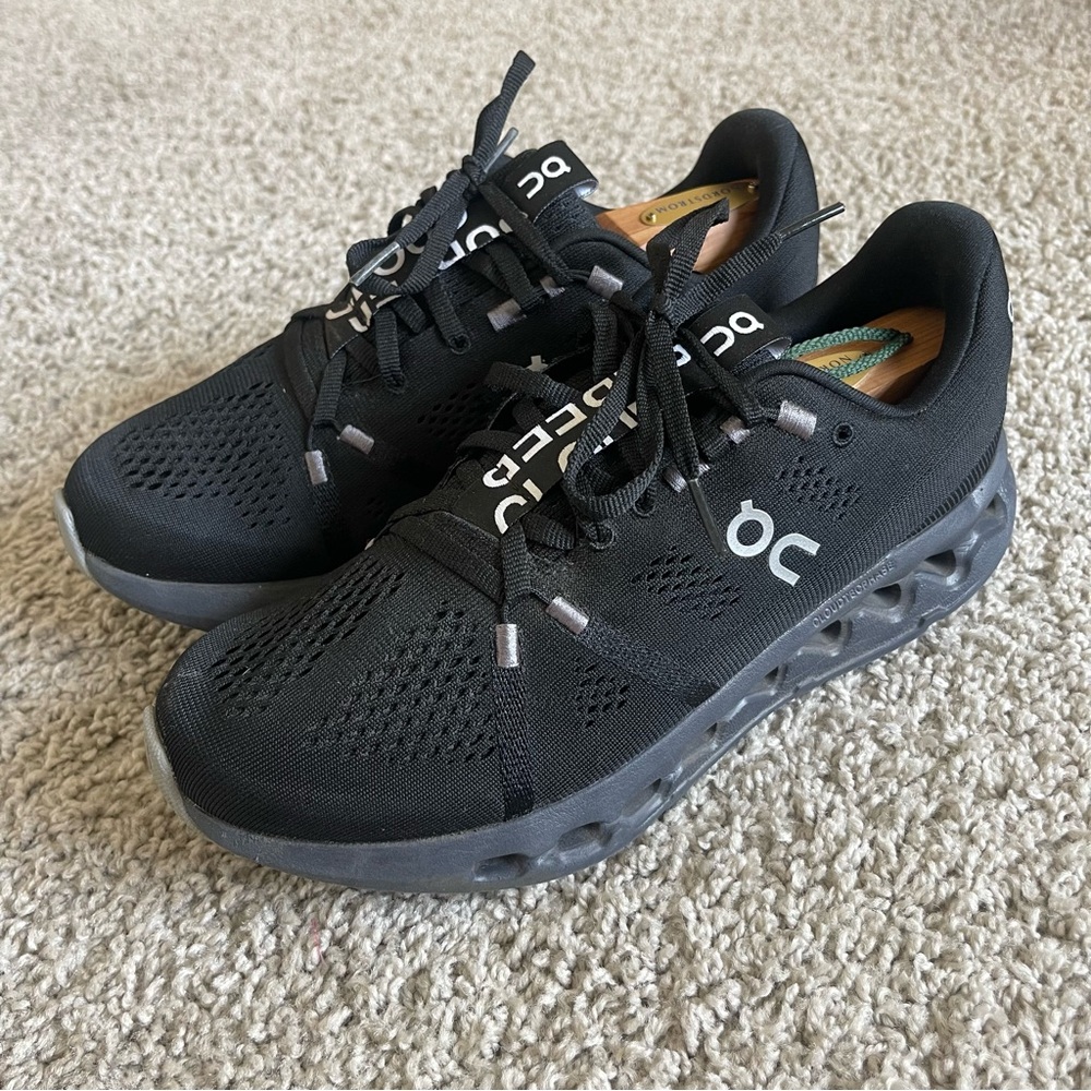 On Running Cloudsurfer 11 Helion Black Lace Sneakers
